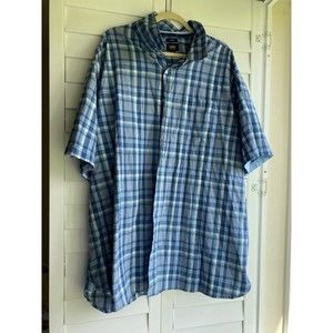 LEE Men's Stretch Woven Short Sleeve Shirt Size 4XL